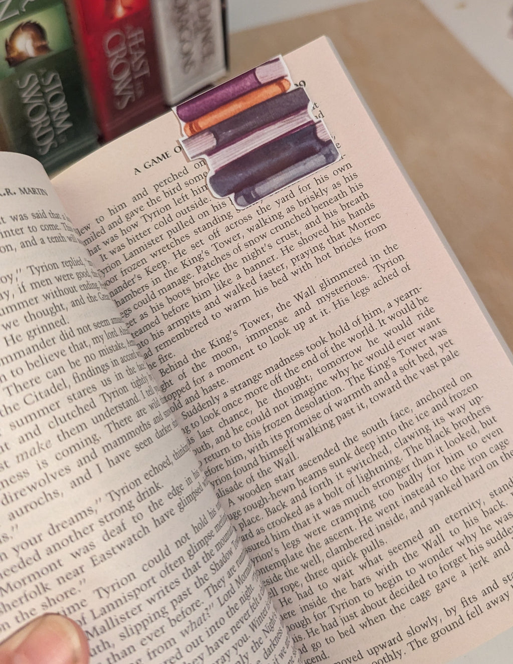 Books Magnetic Bookmark