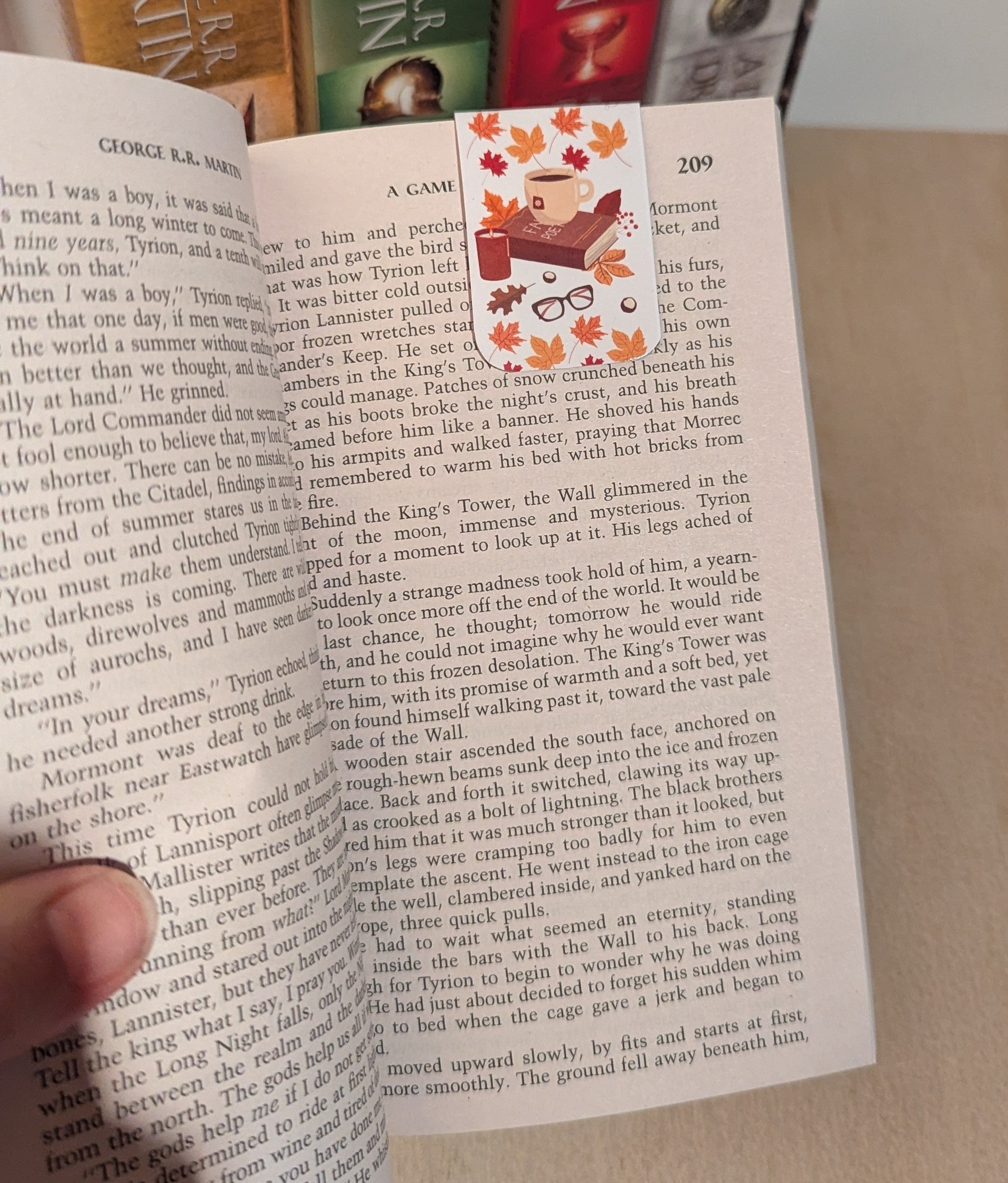 Fall Magnetic Bookmark