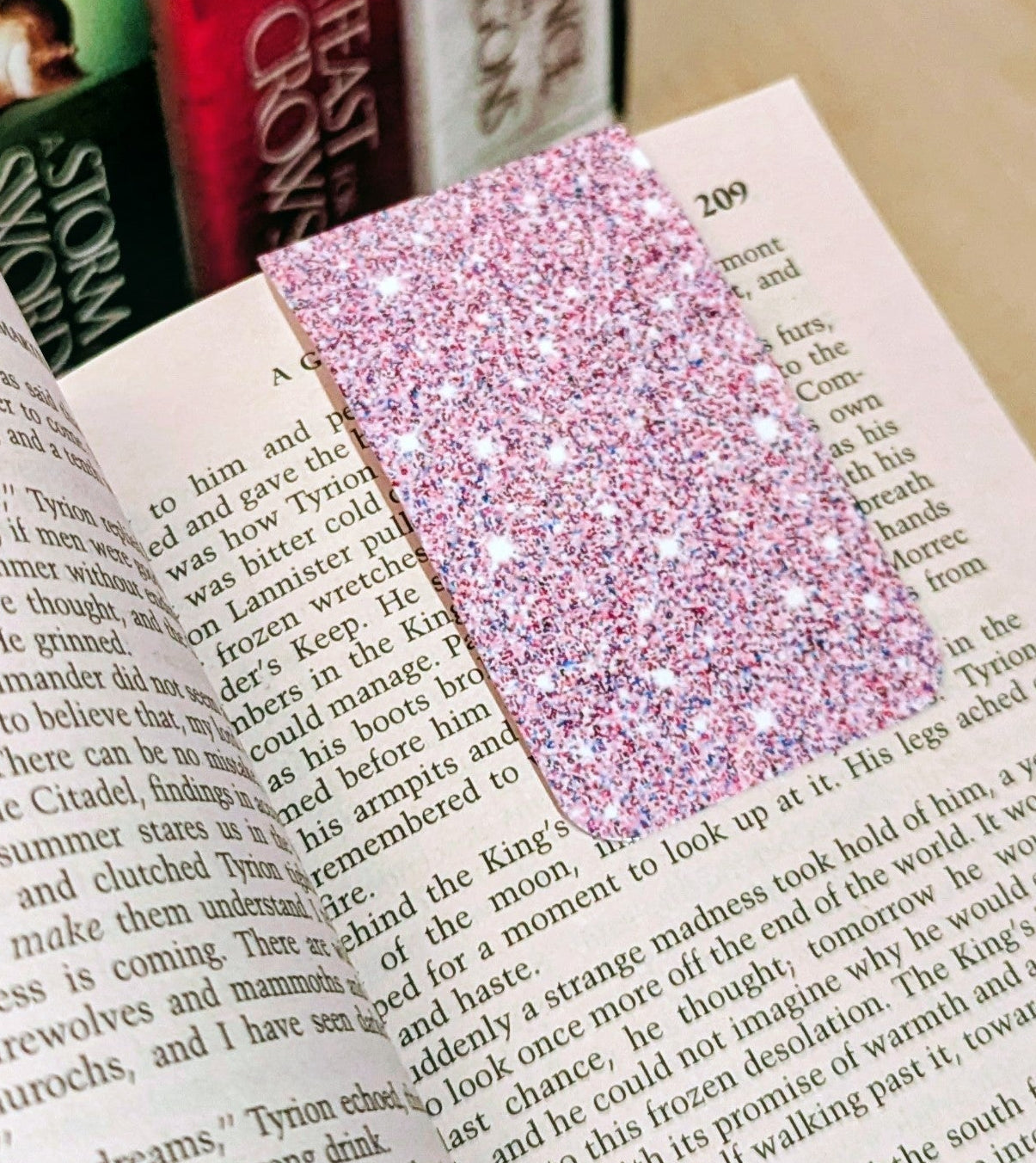 Glitter Magnetic Bookmark