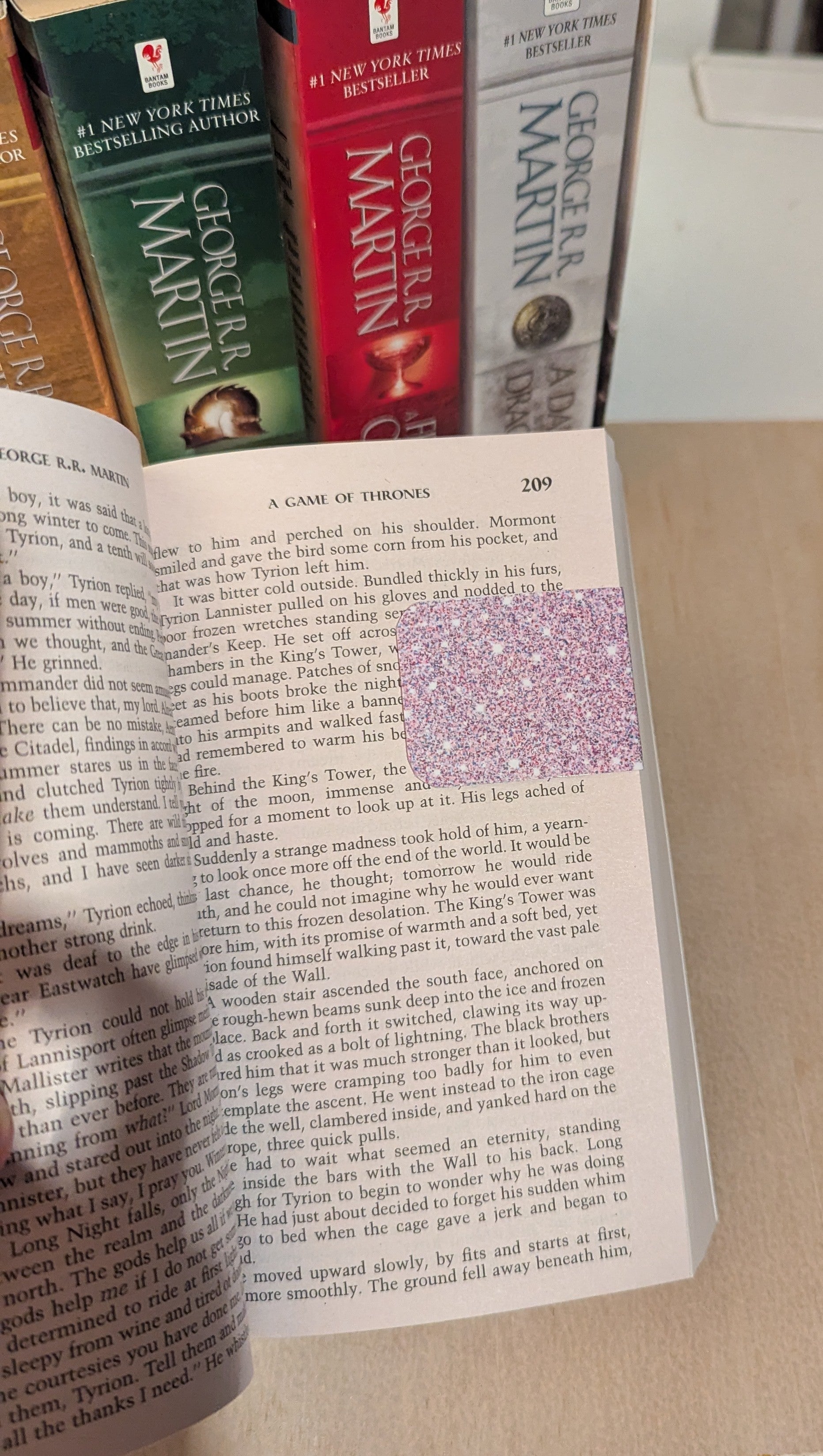 Glitter Magnetic Bookmark